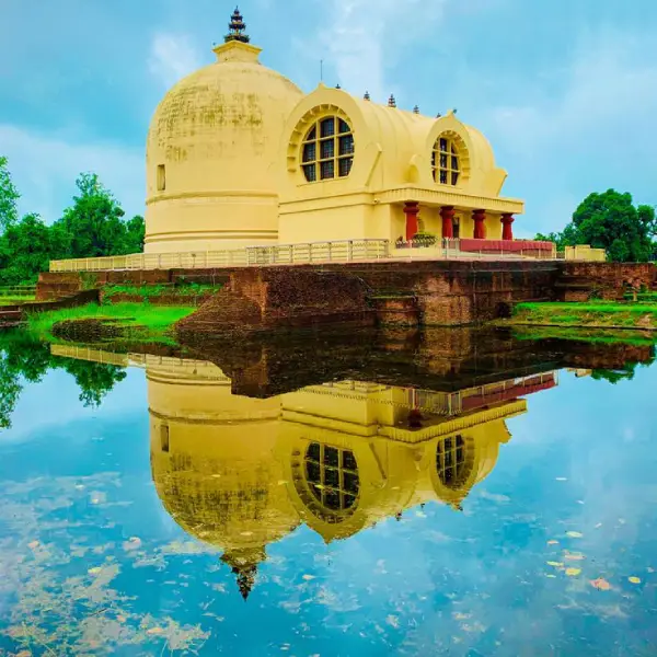 Budha Temple Kushinagar In uttar pradesh east india