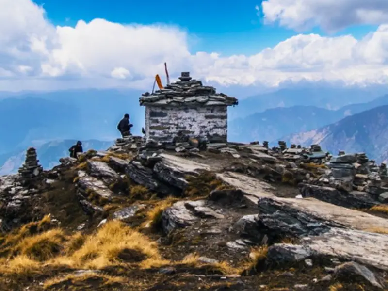 a view of Chopta Tungnath Trek