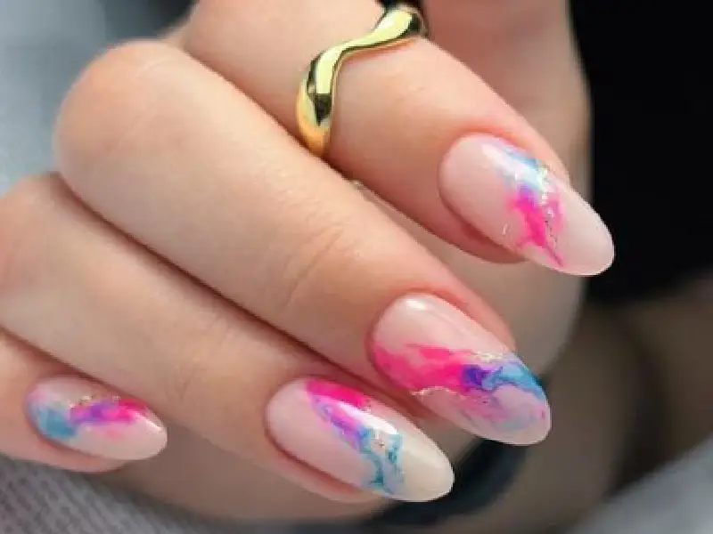 Nail Extension Designs of Watercolor Nails