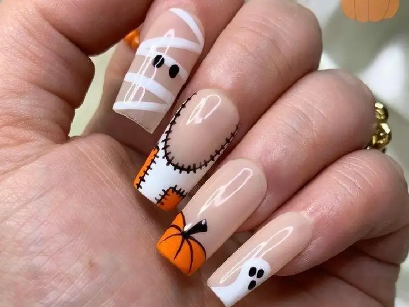 Nail Extension Designs of Halloween Nails