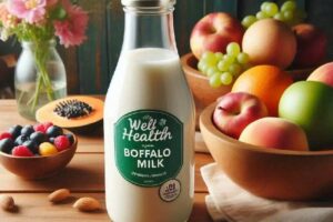 WellHealthOrganic Buffalo Milk tag